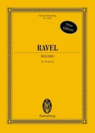Ravel: Bolero (Study Score) published by Eulenburg